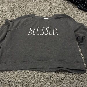 Rae Dunn Charcoal Sweatshirt